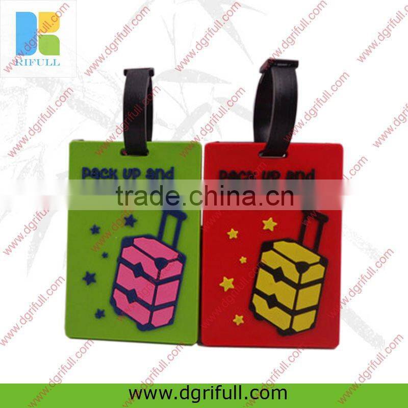 Hot Newest design silicone luggage tag