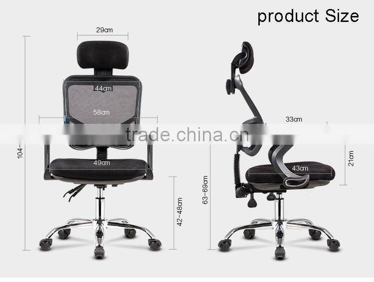 Good quality colorful mesh office wheel chair Foshan factory price