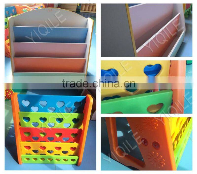 Guangzhou factory cheap price novel design wooden book rack for kids