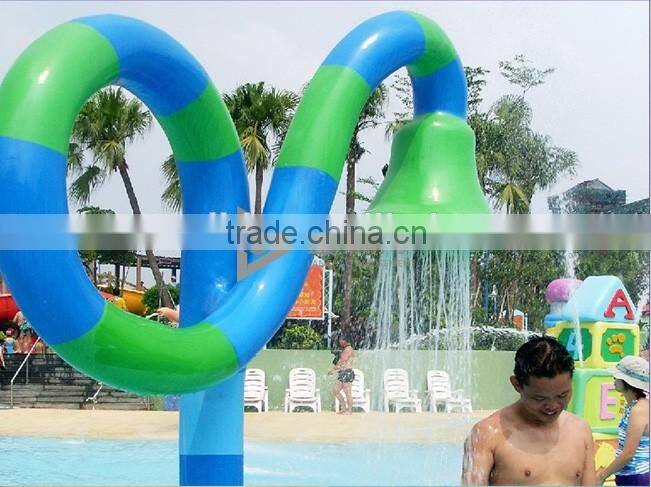 Cartoon features Fiberglass water spray for water play equipment with high quality