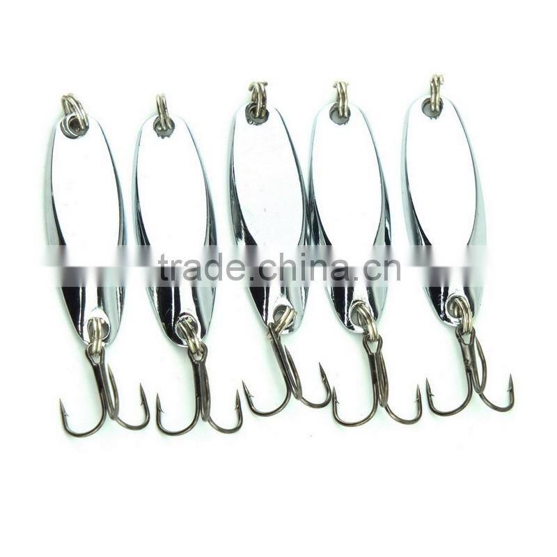 15pcs Metal Spoon Fishing Lures Bass CrankBait Crank Bait Tackle 4.3cm/6.78g