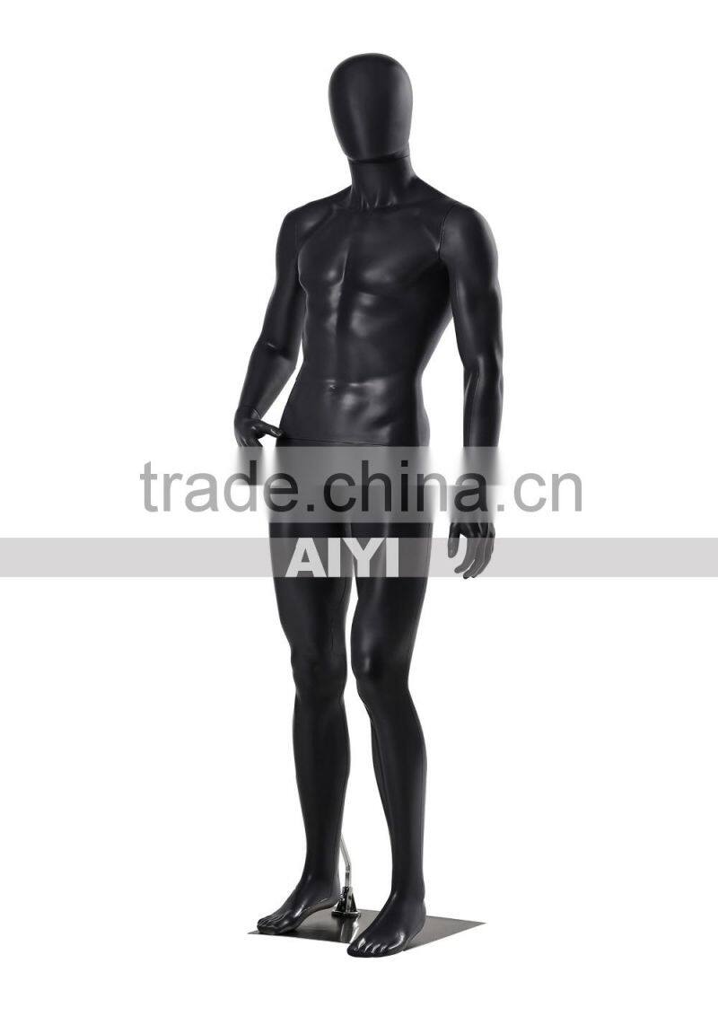 Fashion designer window full body male mannequin