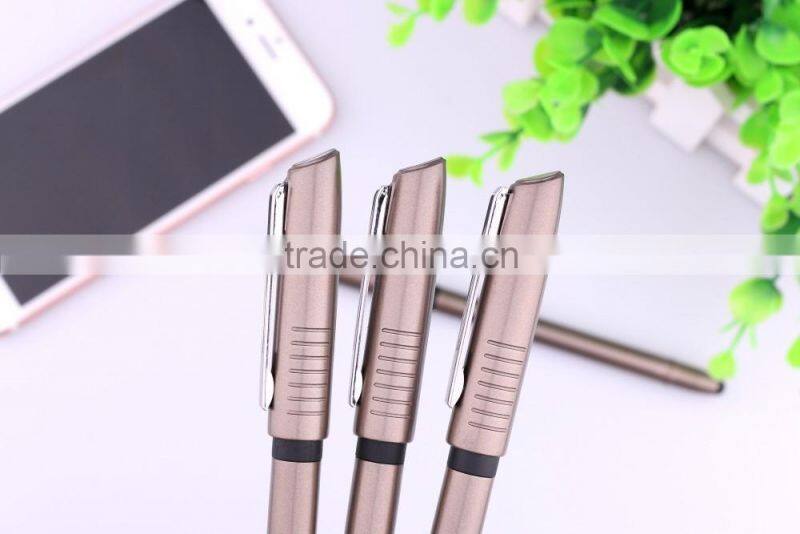 Wrinting smooth promotional Stylus touch gel pen with ink refill