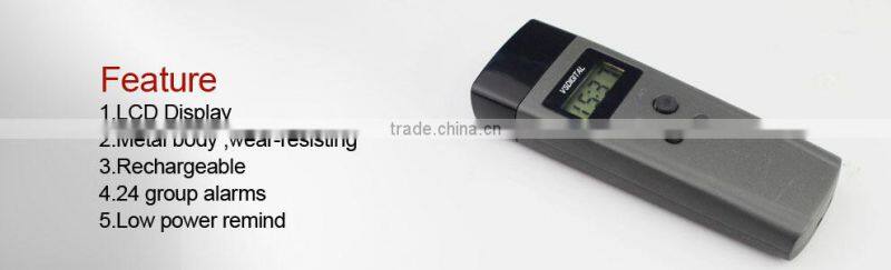 USB Transmission LCD Rechargeable Guard Security