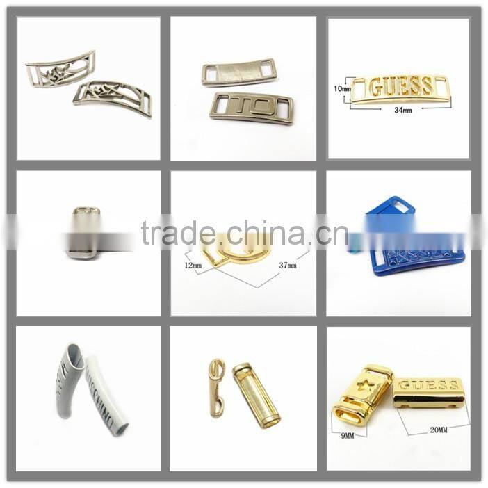 Engrave Logo Metal Custom Shoelace Charm