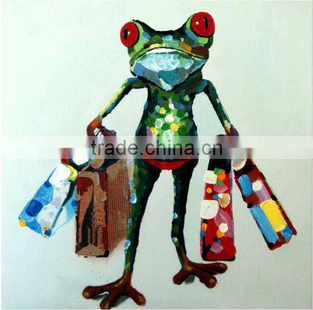 2015 Home Decor Modern Canvas Animal Oil painting