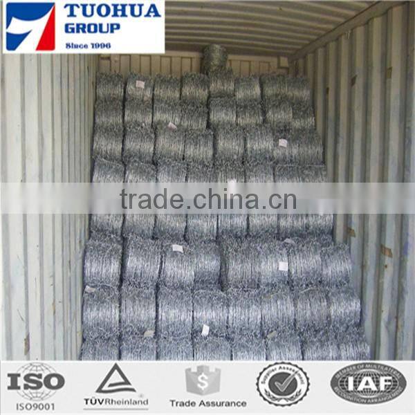 cheap hot dipped galvanized barbed wire length per roll