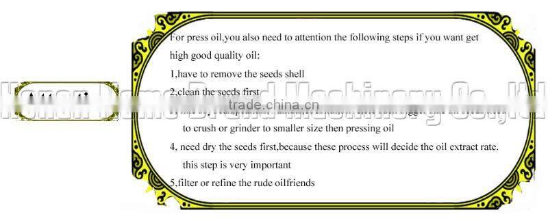 vegetable seeds middle size hemp seed oil extraction machine