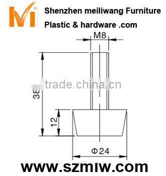 0901 cabinet adjusting leg