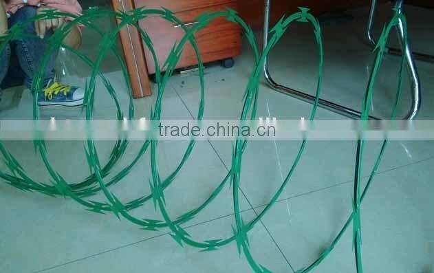 High Quality PVC-coated Razor Wire Mesh pvc razor barbed wire fencing