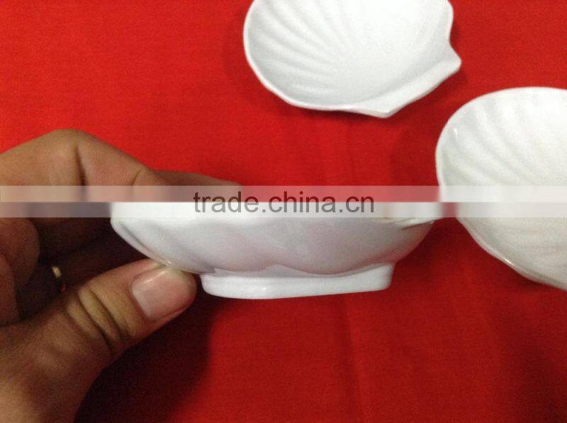 Malaysia Made Melamine Shell Shape Sauce Plate