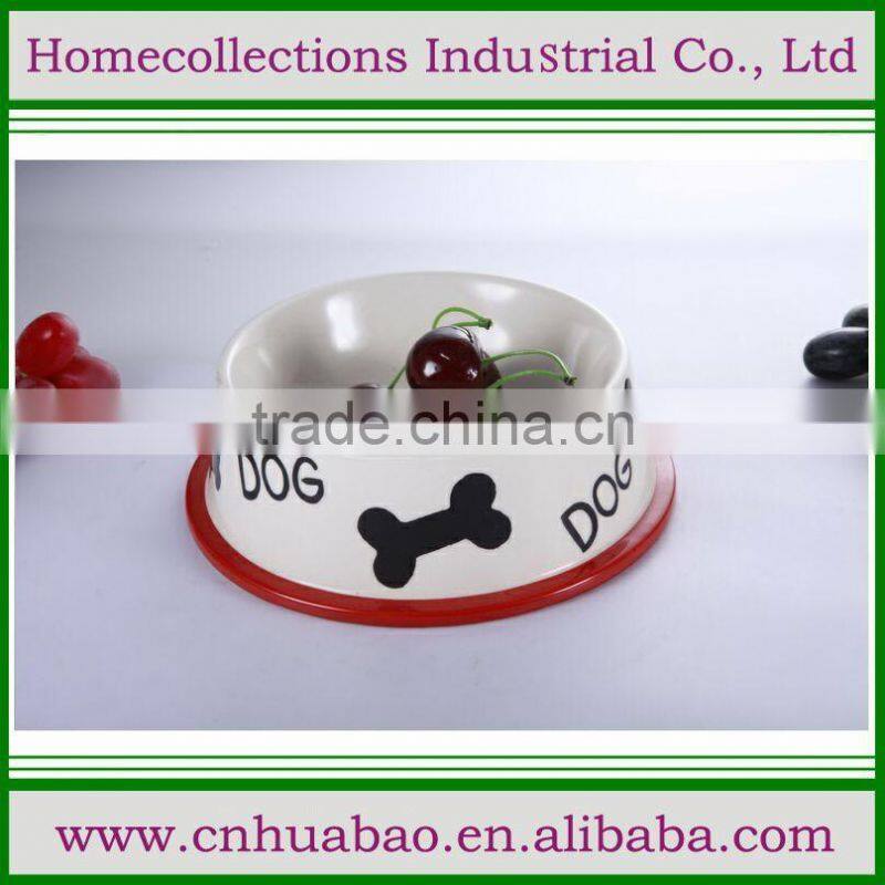 Pet bowl ceramic cat shape , cute cat feeder for kitty, novelty bowls