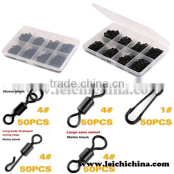 wholesale quality brass carp fishing swivels set