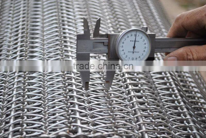 NST Certification Ss304 Mobile Stainless Steel Conveyor Belt Wire Mesh