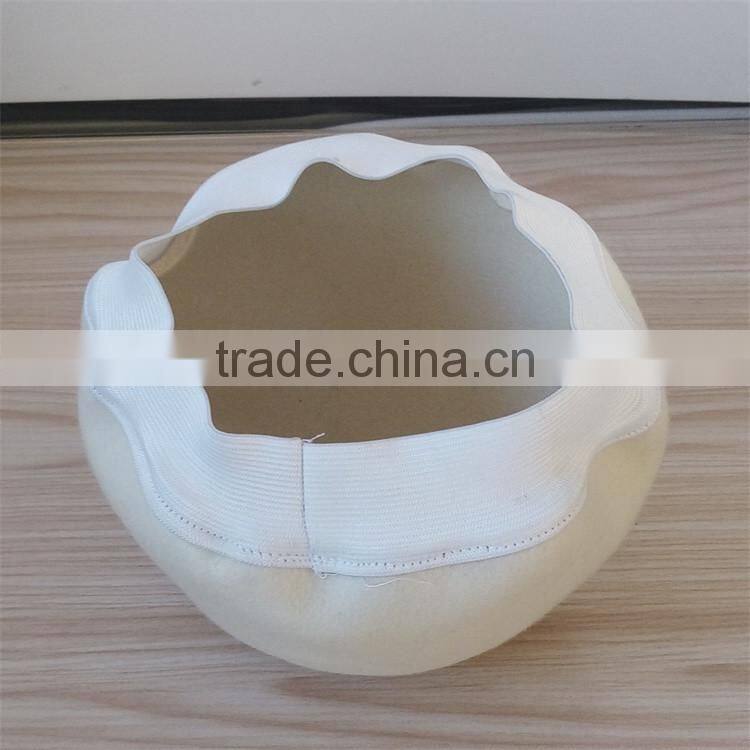 felt hat used for head form impact test of safty glazing