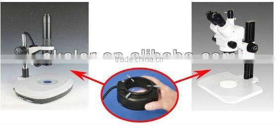 60LED Microscope Camera Ring Light LED Illuminator for Stereo Zoom Microscope