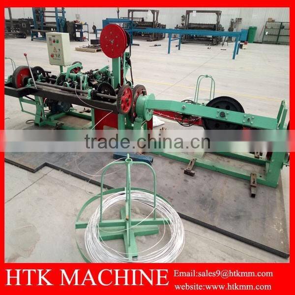 Galvanized And PVC Coated Barbed Wire Mesh Machine