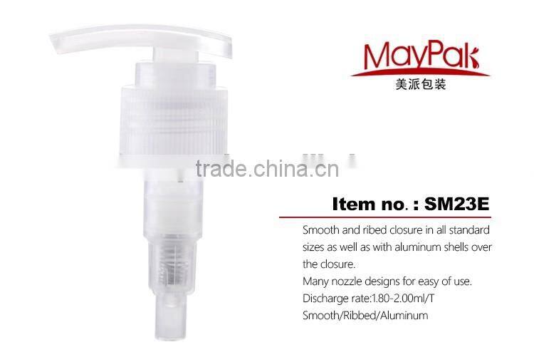 High quality 24/410 scew down lotion pump sprayer