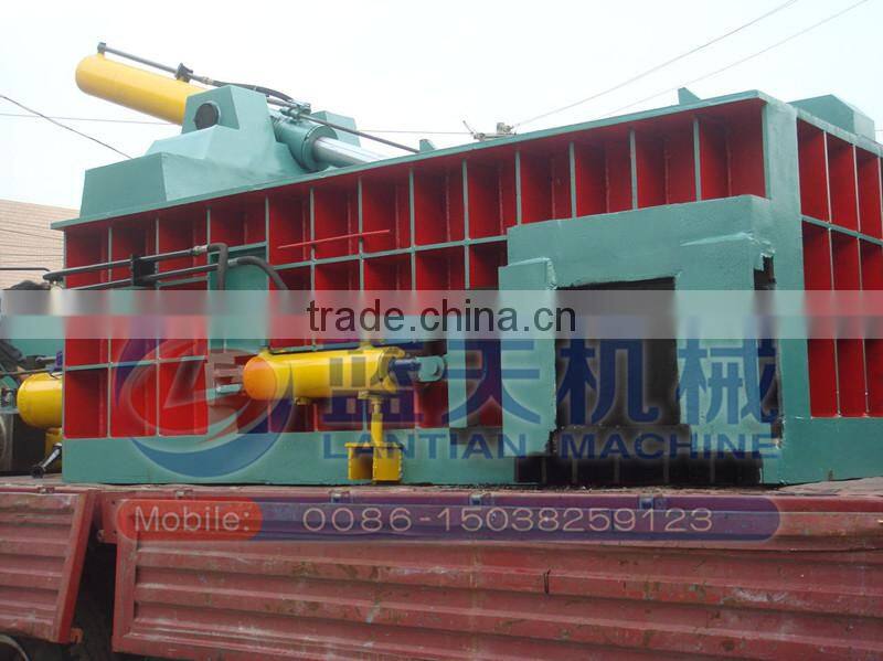 Manufacturers CE certificated hydraulic stainless steel shavings baler machine