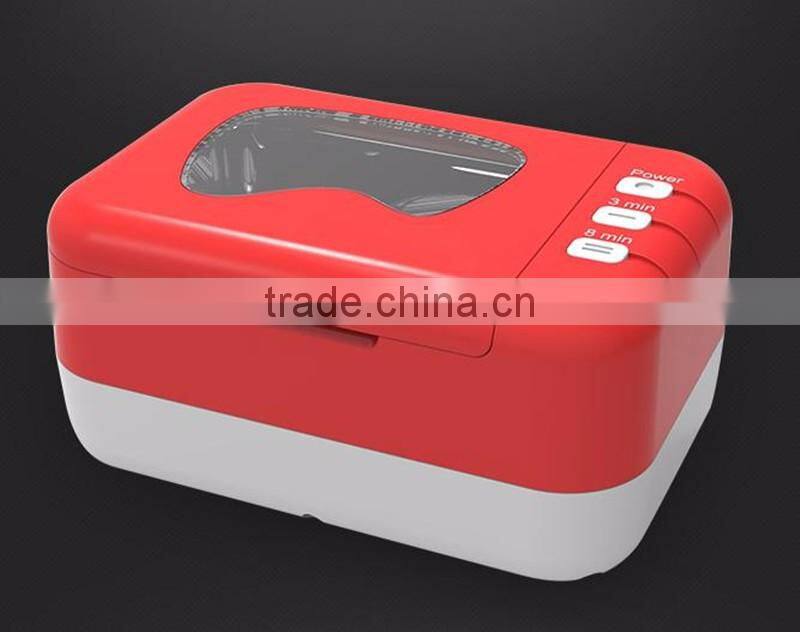 JP-520 Portable Domestic supersonic cleaning machine Jewelry sterilizer dentures cleaner