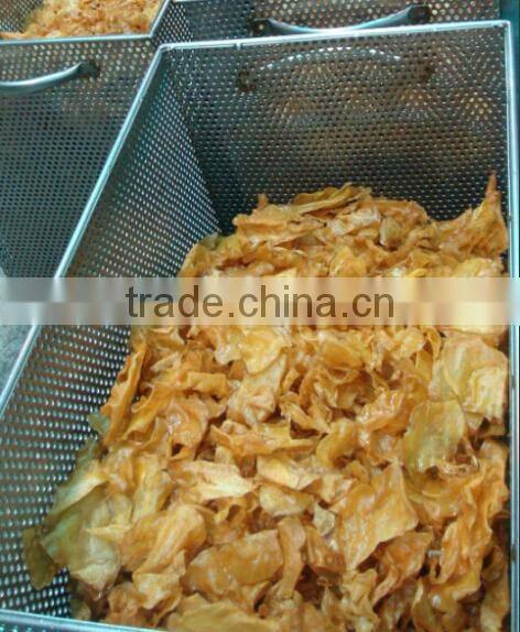 Cassava Potato Chips Crisps Banana Plantain Chips Batch Basket Fryer Frying Machine System