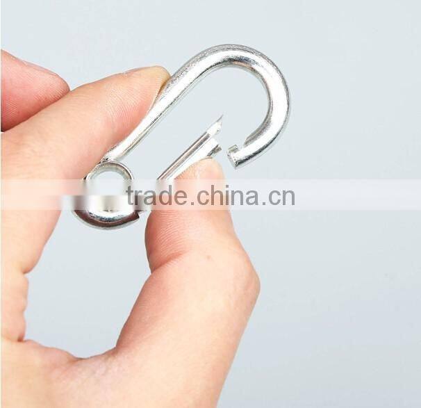 China hardware 6*80 heavy duty CE Forged galvanized iron Snap Hook