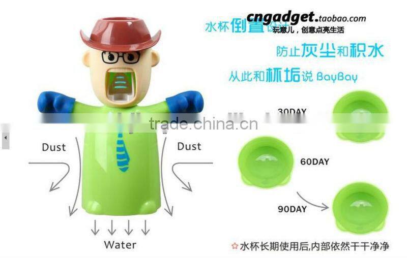 Love warriors wash set automatic toothpaste + dust Tumbler + couple toothbrush holder