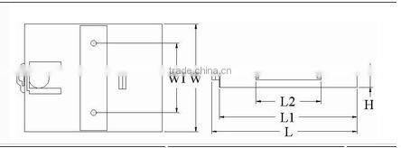 DRA-2 For 35mm Aluminum Din Rail Mounting Instrument Din Rail Kit
