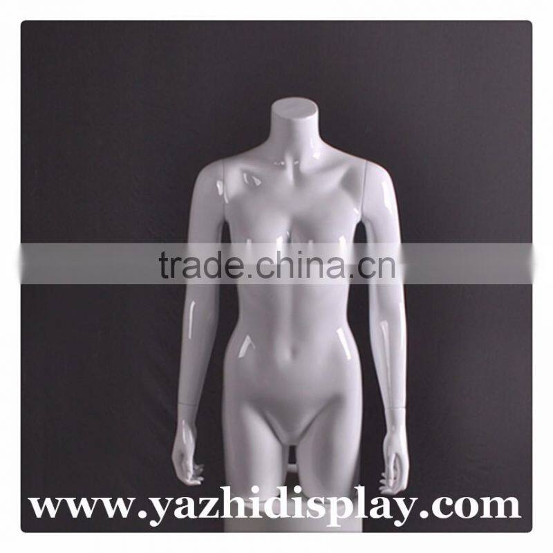 woman dress form bust torso mannequin display with arms body form