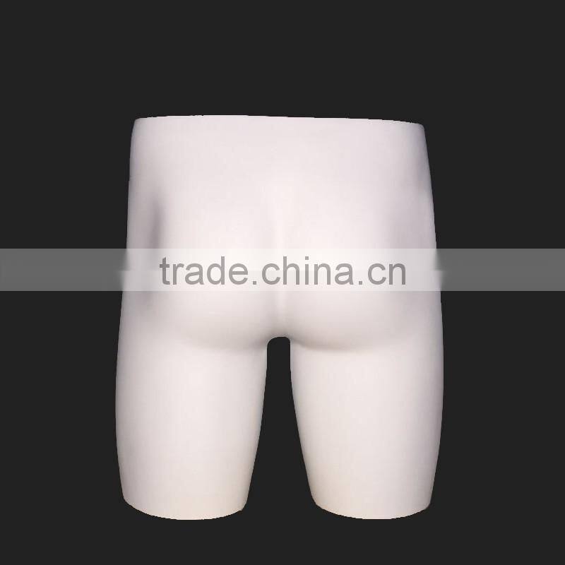 New Arrival! Luxury fiberglass white color Lower Half Body Male Mannequin Torso For Underwear Display