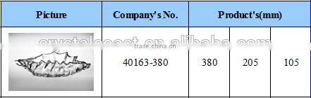 Cheap Wholesale WeddingCrystal Glass Charger Plates