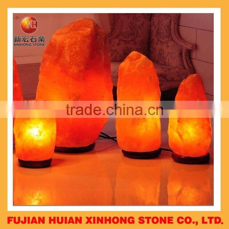 himalayan rock salt crystal lamp with power cord