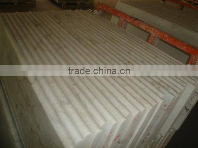 Guangxi White Marble Stairs steps polished low price