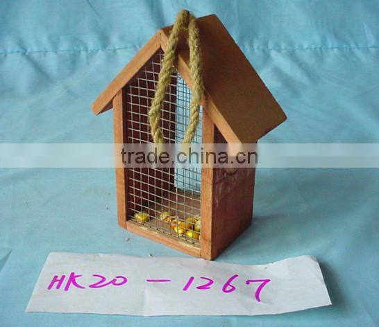 Decorative hanging Wood Bird Feeders wholesale