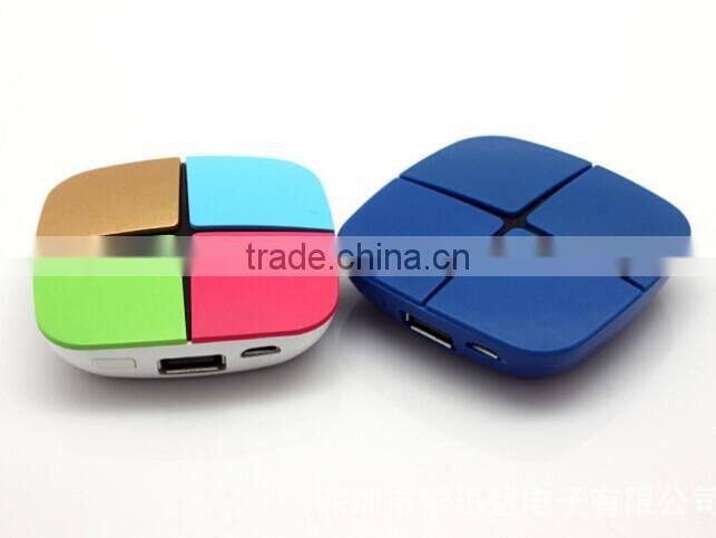 Real Capacity Magic Cube Power Bank portable power bank 2000mah