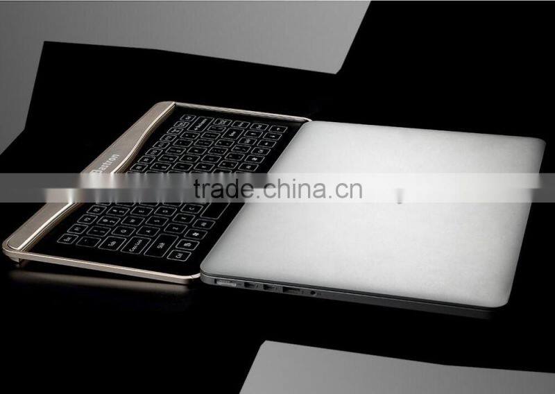 Newest Fashion Glass Touch LED Backlit Universal Wired Keyboard Transparent Glass LED Touch Keyboard