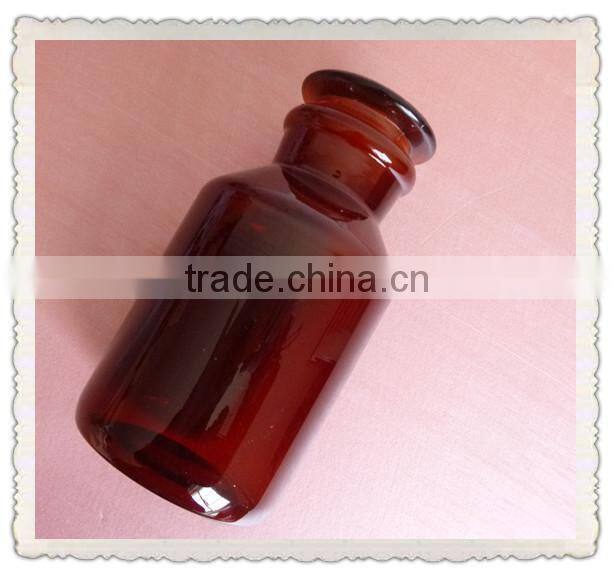 250ml amber narrow mouth glass reagent bottle