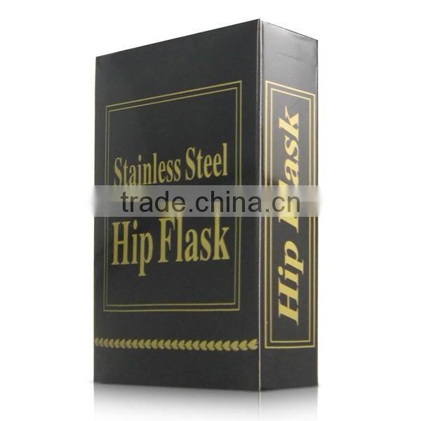 Wholesale custom design stainless steel hip flask with real wooden wrap
