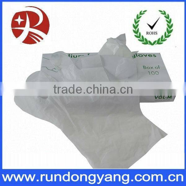 100% Virgin Disposable Plastic PE Glove