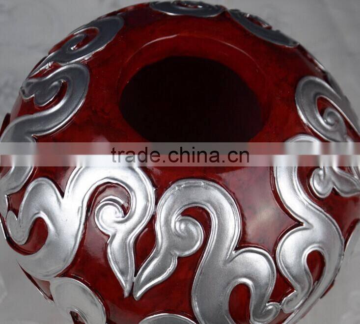 2015 Modern European style resin decorative vases for wedding