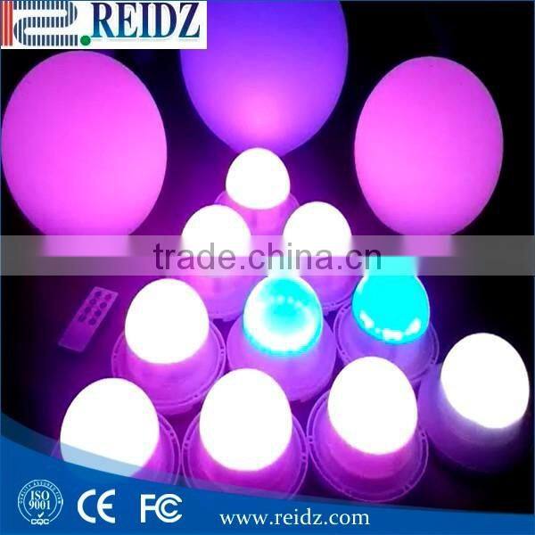 Powerful Rechargeable battery powered RGBW wireless remote control led base light