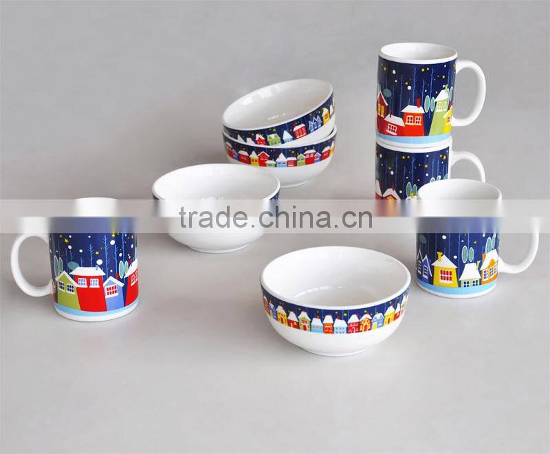 9cm Porcelain Pudding Bowl, Small Ice Cream Bowl