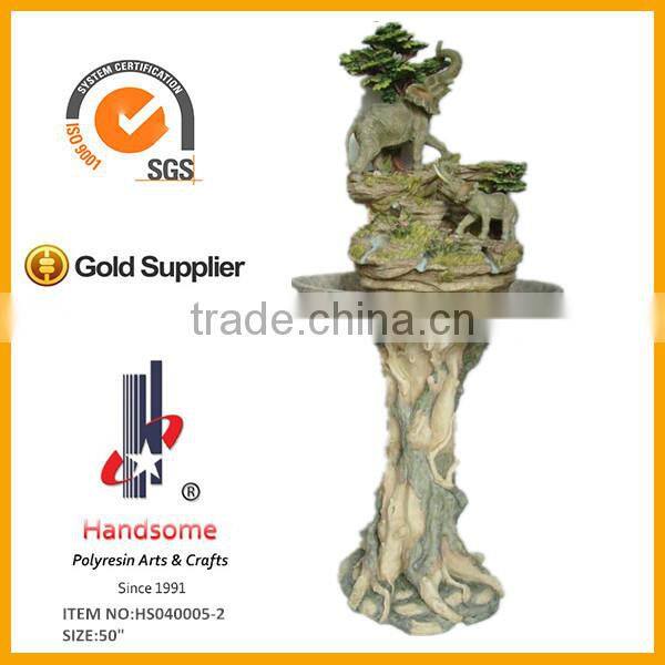 24"Customized Large Outdoor Water Fountains Outdoor Garden Water Fountains