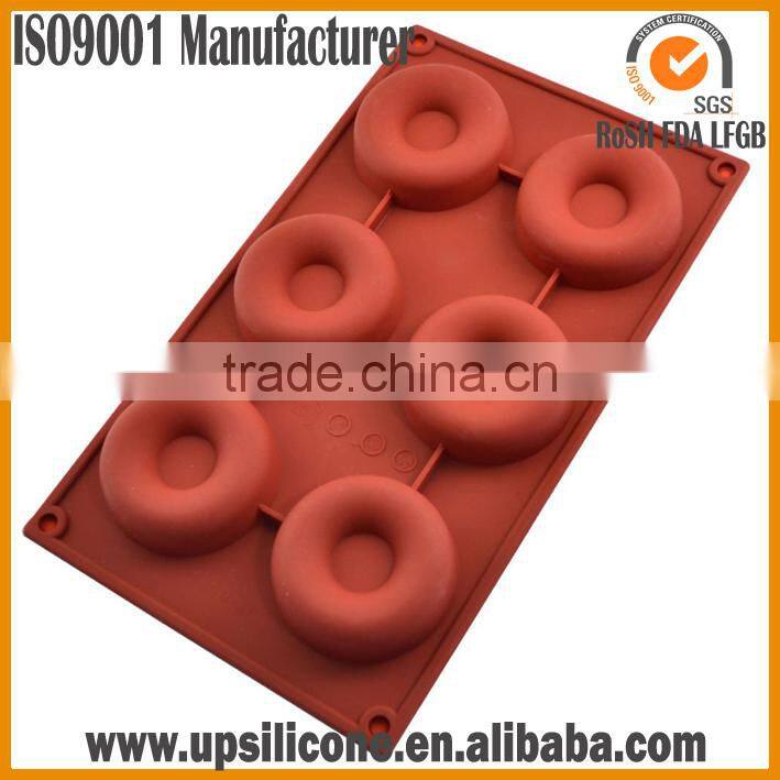 food grade silicone donut pan,round silicone cake baking pan