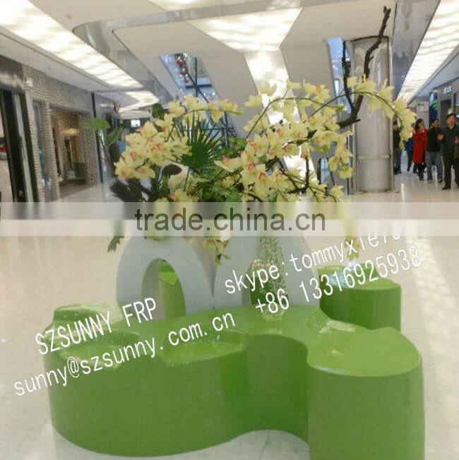 Fiberglass modern chair