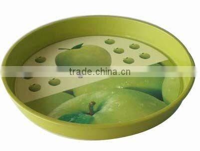 metal fruit serving tray