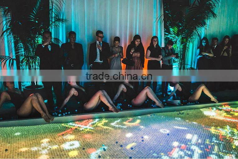 Water pool party decoration cheap plastic ping pong ball