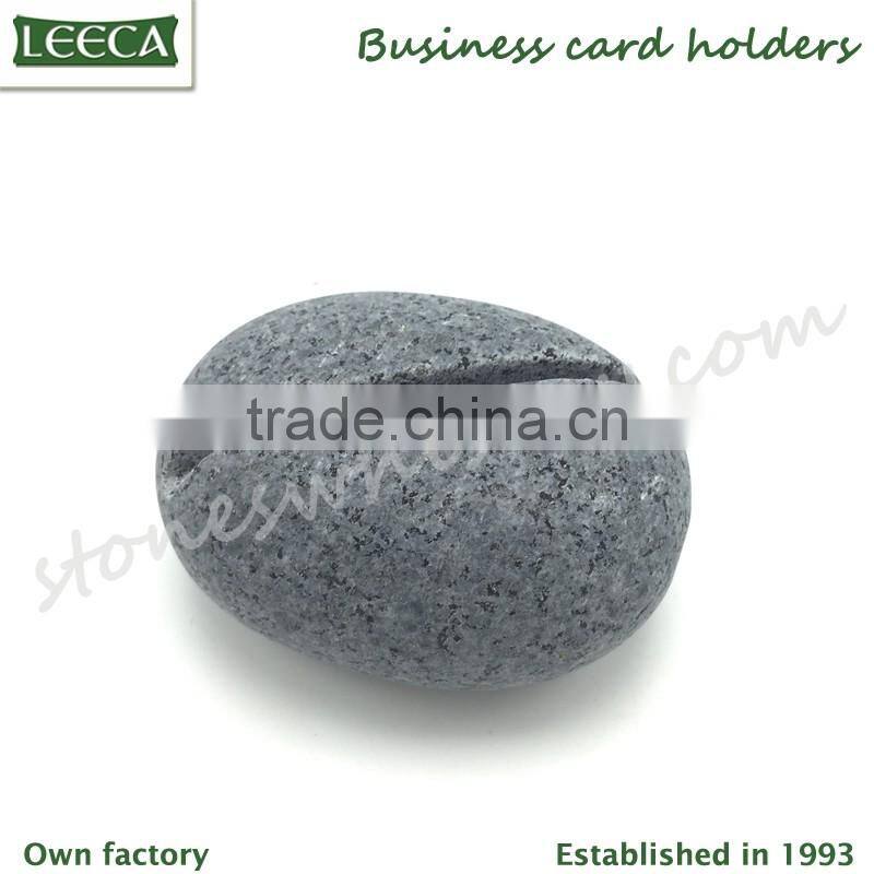 Business gifts polished stone business card holders