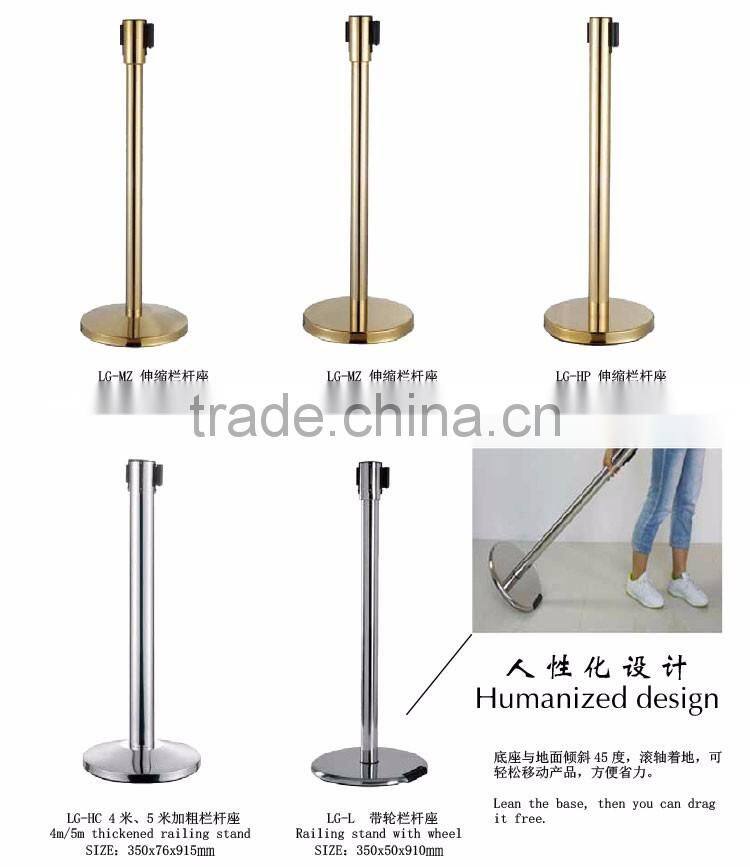queue line stand&barrier Stand Stainless Steel