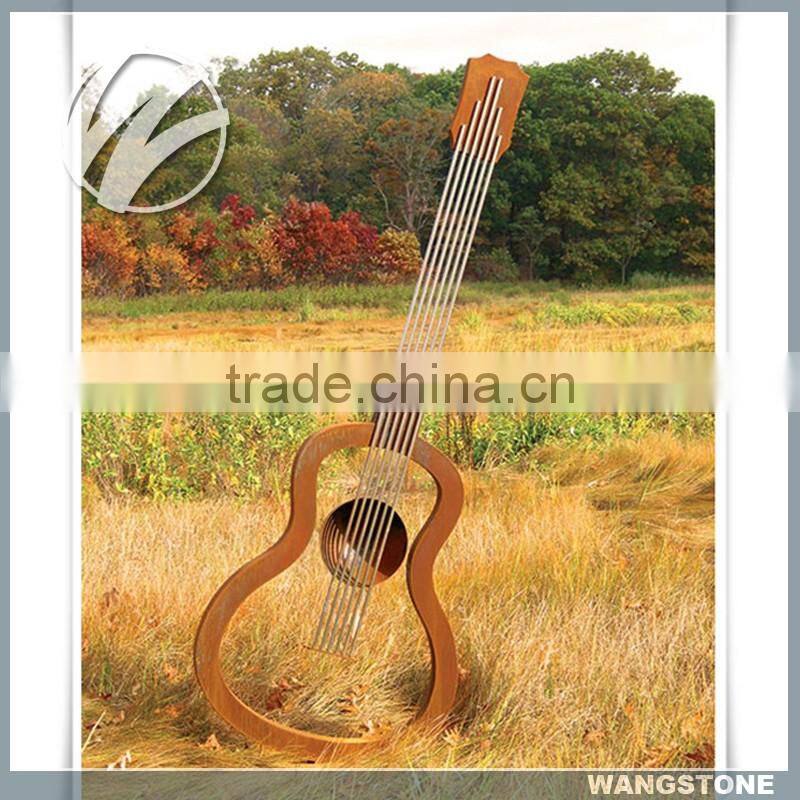 Large Vintage Corten Steel Garden Sculpture